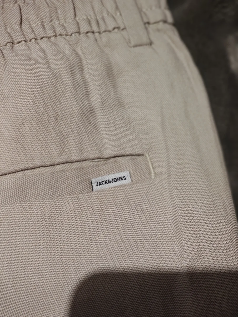 Jack & Jones Beige Straight-Leg Chinos XL